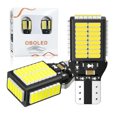 Image of OBOLED W16W T15 LED Reverse Lights CANBUS 54SMD 921 912 904 906 Bulbs for Car Parking Backup Light Xenon White 12V 24V 2Pcs