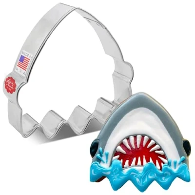 Image of Shark Head Cookie Cutter, 3.68&quot; Made in USA by Ann Clark