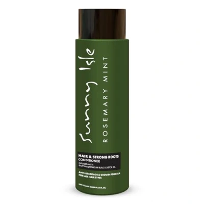 Image of Sunny Isle Rosemary Mint Hair and Strong Roots Conditioner 12oz, Anti Breakage Formula, Infused with Biotin &amp; Jamaican Black Castor Oil, All Types