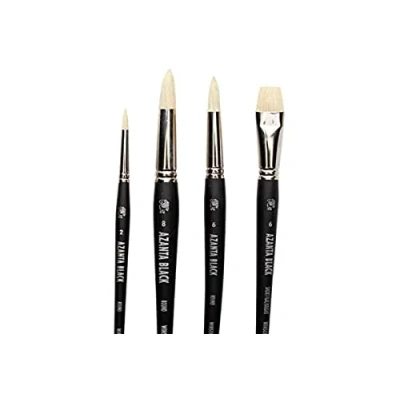 Image of Winsor &amp; Newton Azanta Black Brush, Pack of 4,Transparent,0,6 x 0,6 20 cm