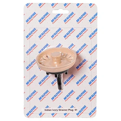 Image of Mcalpine CARD 51 Indian Ivory Strainer Plug BSKTOP ASII