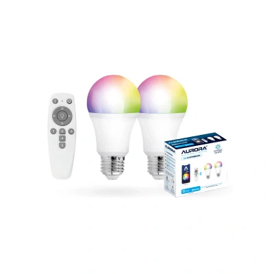 Image of Bluetooth 8W RGBCX GLS E27 LED Lamp Smart Kit Aurora AOne
