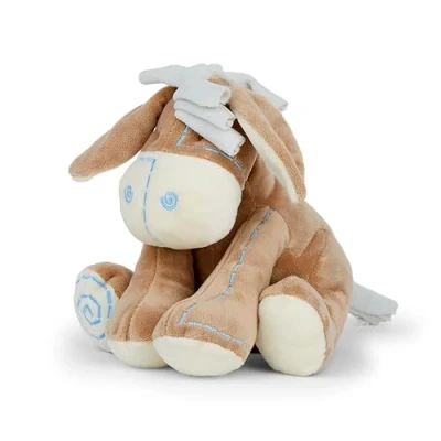 Image of Mousehouse Gifts Plush Blue Donkey Soft Toy, Cuddly Teddy for Baby Shower or Christening