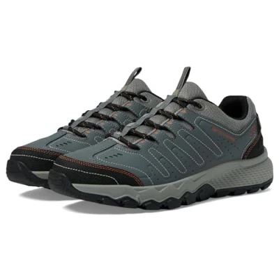 Image of Skechers Men&#039;s Dynamite at Trekking Low Cut, Gray Synthetic/Mesh/Trim, 11 UK