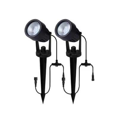 Image of Zink LAPIN 2 Light LED Garden Spike Add On Kit Black