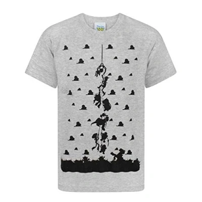 Image of Disney Toy Story T Shirt for Kids The Claw Characters Top Boys 3 4 Years Grey