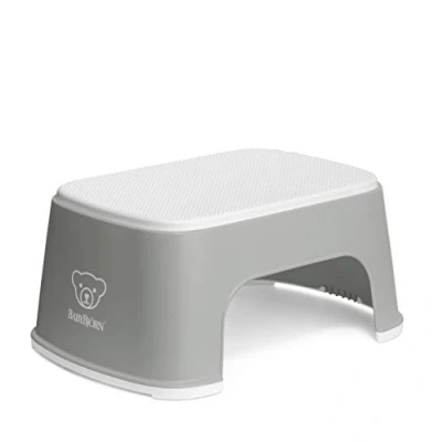 Image of BabyBjörn Step Stool, Grey/White