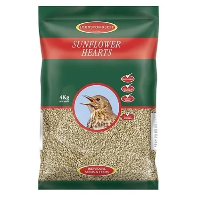 Image of 4kg Sunflower Hearts for Wild Birds Bird Food/Feed High Protein, Oil Rich Seed Premium All Round