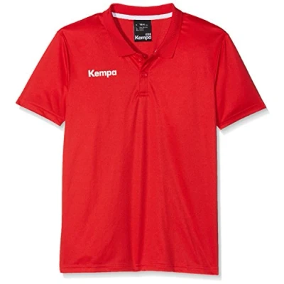 Image of Kempa Men&#039;s Poly Polo Shirt, Red (Red), Gr. S