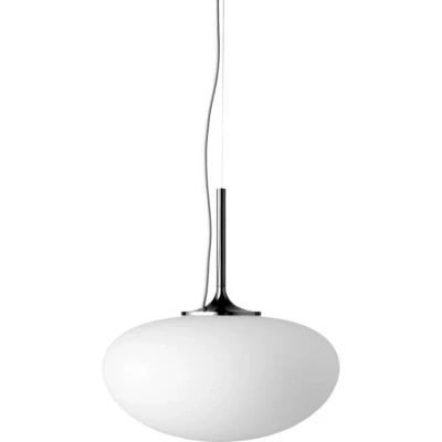 Image of GUBI Stemlite hanging light, black chrome