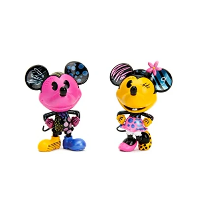 Image of Jada Disney Mickey &amp; Minnie 253074007 Set of 2 Metal Figures 10 cm Ages 8 and up