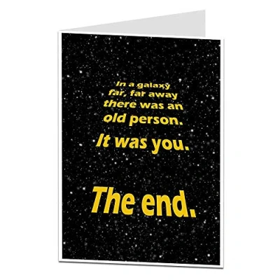Image of Funny Birthday Card For Men &amp; Women Age Joke Perfect 50th 60th 70th 80th