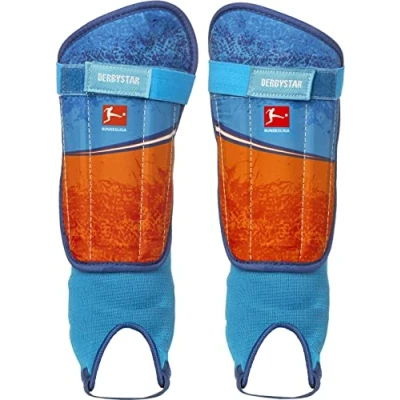 Image of Derbystar Shin Guards 853004 Blau/Orange XXS