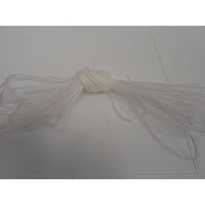 Image of 10 metres of 3mm Sheer Organza Ribbon White Double Sided 3 mm