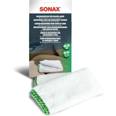 Image of SONAX 416800 544 Microfibre Cloth for Upholstery &amp; Leather