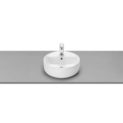 Image of Roca The Gap Round On Countertop basin 390(W) x 130mm(H) With 1 Tap Hole
