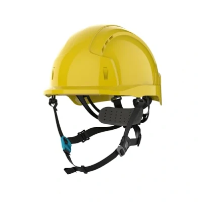 Image of JSP EVOLite Lightweight ABS Safety Helmet Skyworker Industrial Working At Height Yellow (AJS260 000 200)