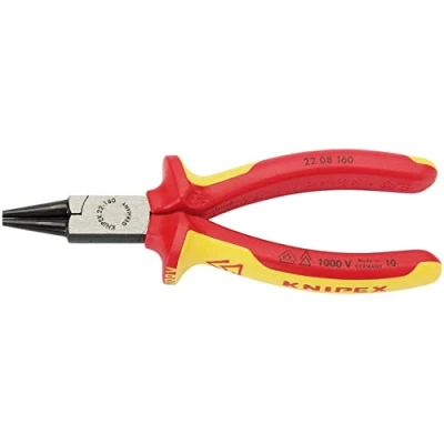 Image of Knipex 31990 160mm Fully Insulated Round Nose Pliers