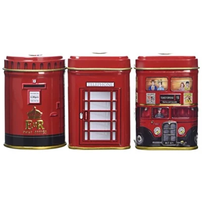 Image of New English Teas Traditions of Britain Mini Tins Gift pack Loose Tea 3