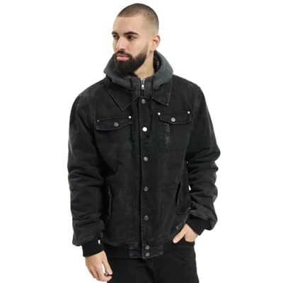 Image of Brandit Dayton Denim jacket, Men&#039;s, Size: Small, Black