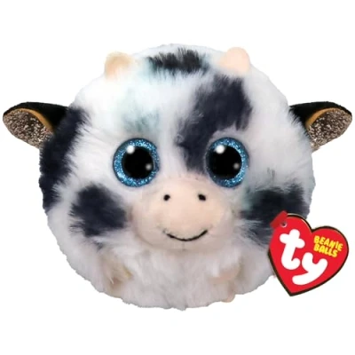 Image of TY Moophy Cow Beanie Balls Squishy Baby Soft Plush Toys Collectible Cuddly Stuffed Teddy