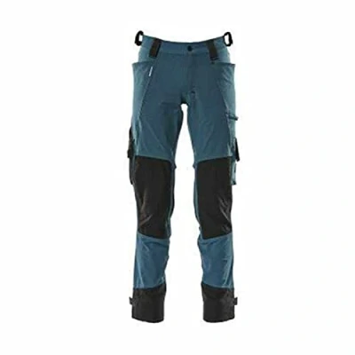 Image of Mascot Trousers with Kneepad Pockets Dark Petroleum (L32W48.5) MSC9629671E
