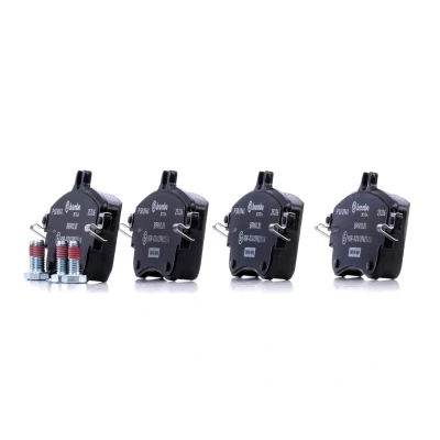 Image of 0004201405, 0004202902, 0064204820, 0084200420, A0004201405 Brake pad set BREMBO P 50 094X MERCEDES BENZ: A Class, B CLA Coupe