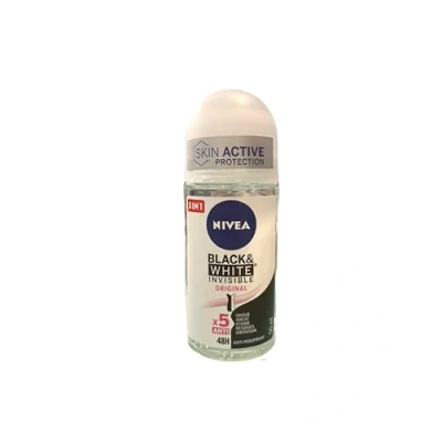 Image of Nivea Invisible for Black and White 48h Pure Roll On, 50ml