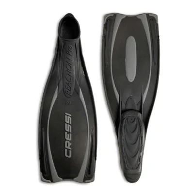 Image of Cressi Reaction Pro Fins Diving and Snorkelling Flippers Fins, Adult Unisex