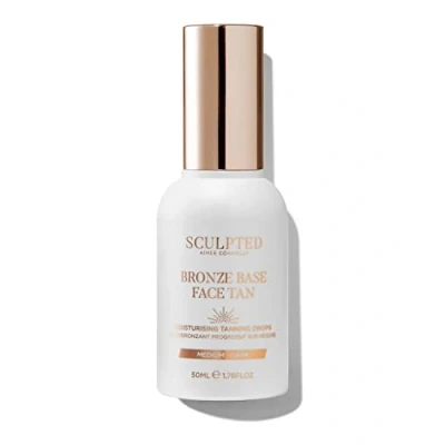 Image of Bronze Base Self Tan Drops from Sculpted by Aimee Fast Drying, Fragrance Free Face in 50ml Pump Bottle with Vitamin E (Medium/Dark)