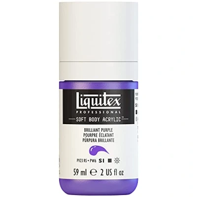 Image of Liquitex Acrylic Paint, Brilliant Purple, 59 ml (Pack of 1)