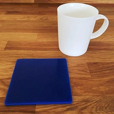 Image of Super Cool Creations Coasters Square Blue 6 Set