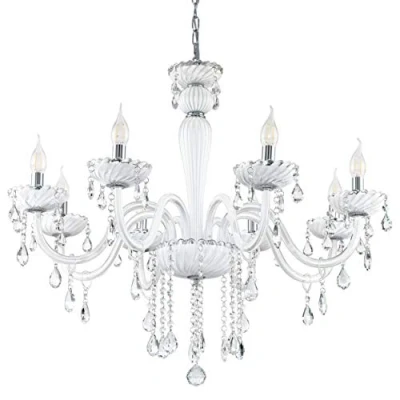 Image of EGLO 39114 CARPENTO Chandelier in White