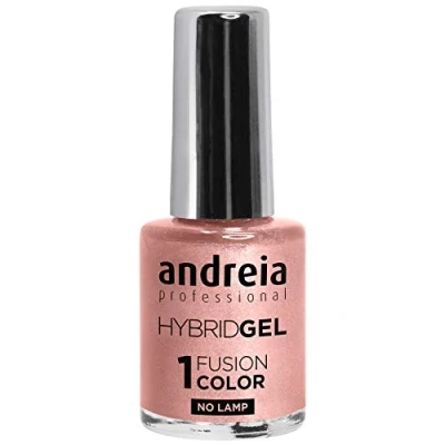 Image of Andreia Professional Hybrid Gel Nail Polish 2 Steps and No Lamp Required Long Lasting Easy Removal Fusion Color H49 Nude Natural Shades of Nudes Soft Shades…