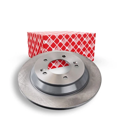 Image of 58411A4000 Brake disc FEBI BILSTEIN 108550 Rear Axle 284mm 10mm 5 Hole 114,3mm solid Coated KIA: CARENS 4, SOUL 2, HYUNDAI: Kona SUV