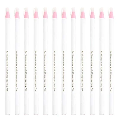 Image of 12Pcs Heat Erase Pens Fabric Invisible Erasable Pen for Tailor Dressmaker Craft Marking Sewing Accessories Leather Tools