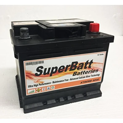 Image of SuperBatt XC063 12V 45AH 450A Heavy Duty Calcium Silver Car Battery (TYPE 063)