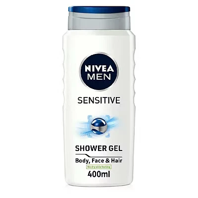 Image of Nivea Men Sensitive Shower Gel, 400 ml