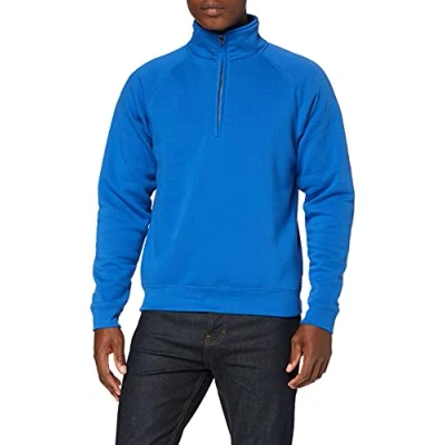 Image of Fruit of the Loom Men&#039;s Premium Sweater, Royal, L UK