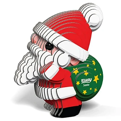 Image of EUGY 055 Santa Eco Friendly 3D Paper Puzzle