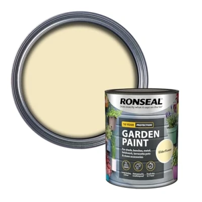 Image of Ronseal Garden Paint Elderflower 750ml