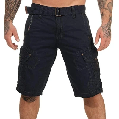 Image of Geographical Norway Men&#039;s Bermuda Shorts, Marine, XXL