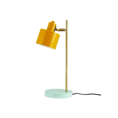 Image of Dyberg Larsen Ocean table curry/brass/turquoise