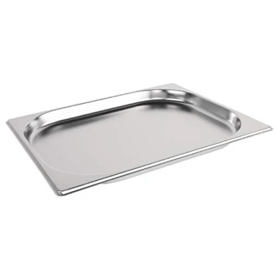 Image of Vogue Stainless Steel 1/2 Gastronorm Tray 20mm