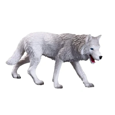 Image of MOJO Arctic Wolf Collectable Wildlife Animal Toy Figure