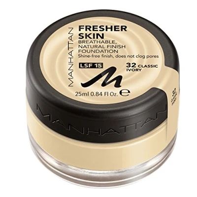 Image of Manhattan Fresher Skin Foundation Make Up Colour 032 Classic Ivory