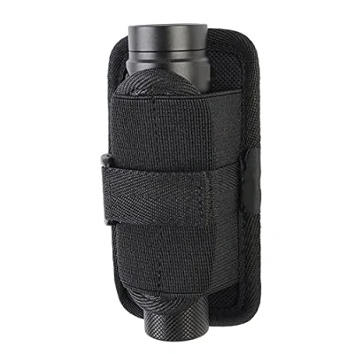 Image of ACEXIER Tactical Molle Flashlight Holster Pouch for Belt with 360 Degree Rotatable Clip Hunting Holder Torch Case Bag
