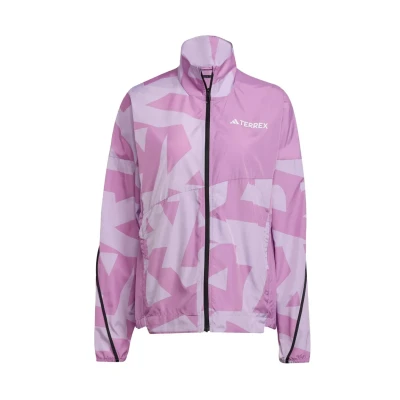 Image of adidas Sportswear Multi Printed Light jacket Preloved purple powder plum, Women&#039;s, Size: XS, plum