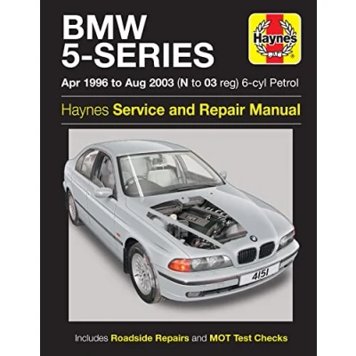 Image of BMW 5 Series 6 cyl Petrol (April 96 Aug 03) Haynes Repair Manual (Paperback)