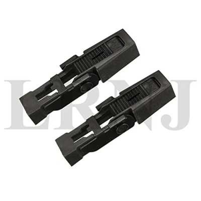 Image of Land Rover Range L322 2003 2012 Front Wiper Blade Clip Set Genuine Part: DKW100020